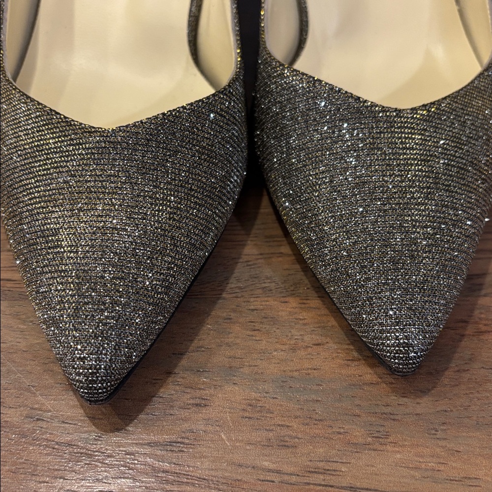 Sarah Flint Gunmetal Heels Sz 39 Sz 8.5 - Picture 2 of 7